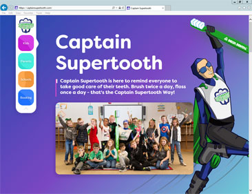 Click image to visit Captain Supertooth website